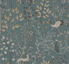 Aspen Teal & Brown Wallpaper, by York Wall, 27' length x 2'3" width x 0.02" depth thumbnail 1