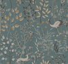 Aspen Teal & Brown Wallpaper, by York Wall, 27' length x 2'3" width x 0.02" depth thumbnail
