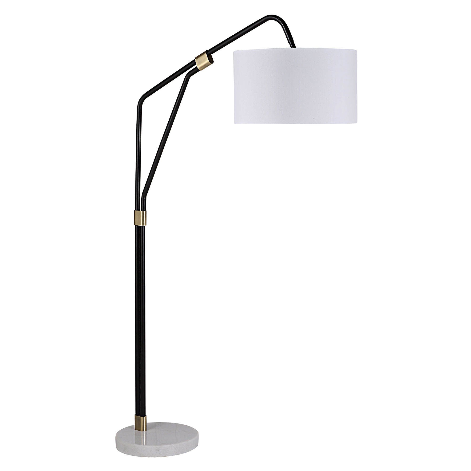 Wroxton Floor Lamp, by Renwil, 71" height x 18" depth View 2