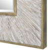 Wharton Whitewashed Square Mirror, by Uttermost, 41.5" width x 41.5" height x 2" depth thumbnail 7