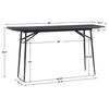 Kaduna Slate Console Table, Furniture by Uttermost, 60" width x 30.3" height x 15.7" depth thumbnail 3
