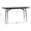 Kaduna Slate Console Table, by Uttermost, 60" width x 30.3" height x 15.7" depth thumbnail 3