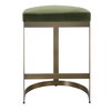 Ivanna Brass Moss Counter Stool, Counter & Bar Stool by Uttermost, 18" width x 26" height x 15" depth thumbnail 7