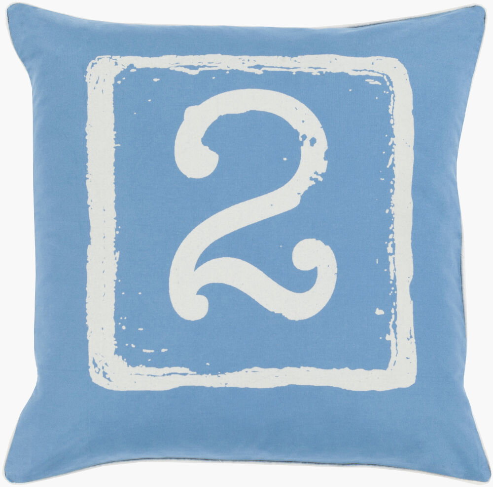 Big Kid Blocks Accent Pillow, Decorative Pillow by Surya, 18" length x 18" width