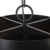 Youngstown Dark Bronze 4 Light Pendant, by Uttermost, 20" width x 14.5" height x 20" diameter x 20" depth thumbnail 5