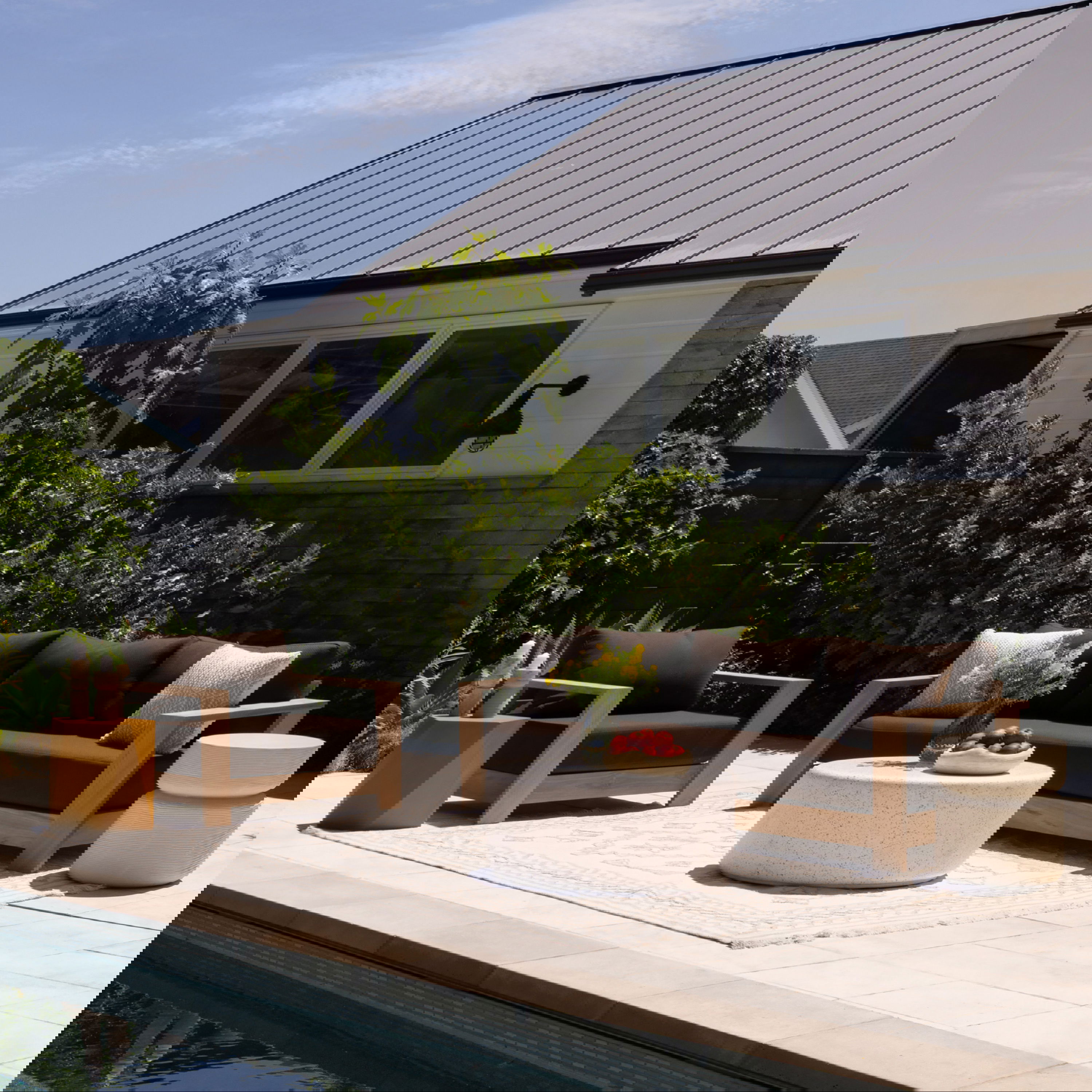 Naya Outdoor Sofa Brown, Sofas & Sectional by Dovetail, 94.5" width x 29.92" height x 33.46" depth View 7