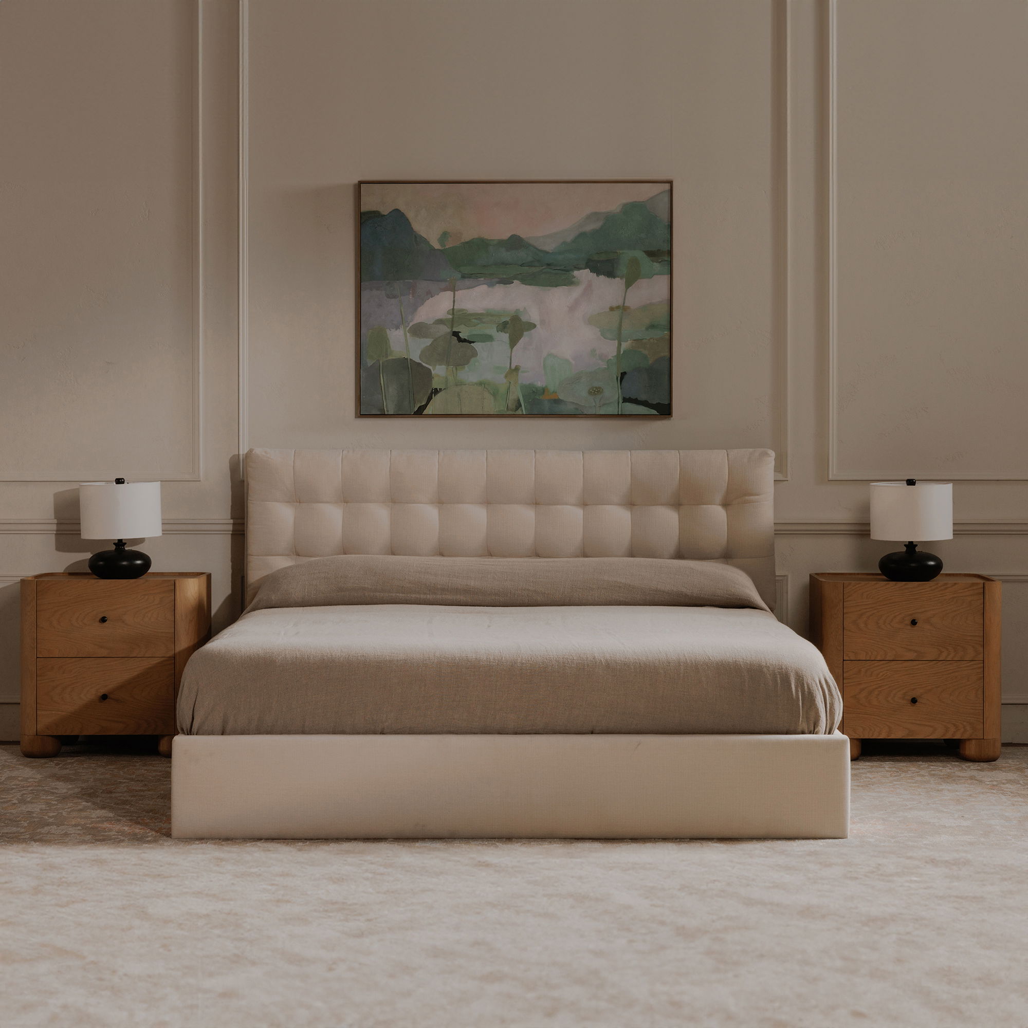 Evie Table Lamp Black large image 