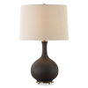 Rimini Black Glaze Table Lamp, by Uttermost, 15" width x 24.25" height x 15" depth thumbnail 1