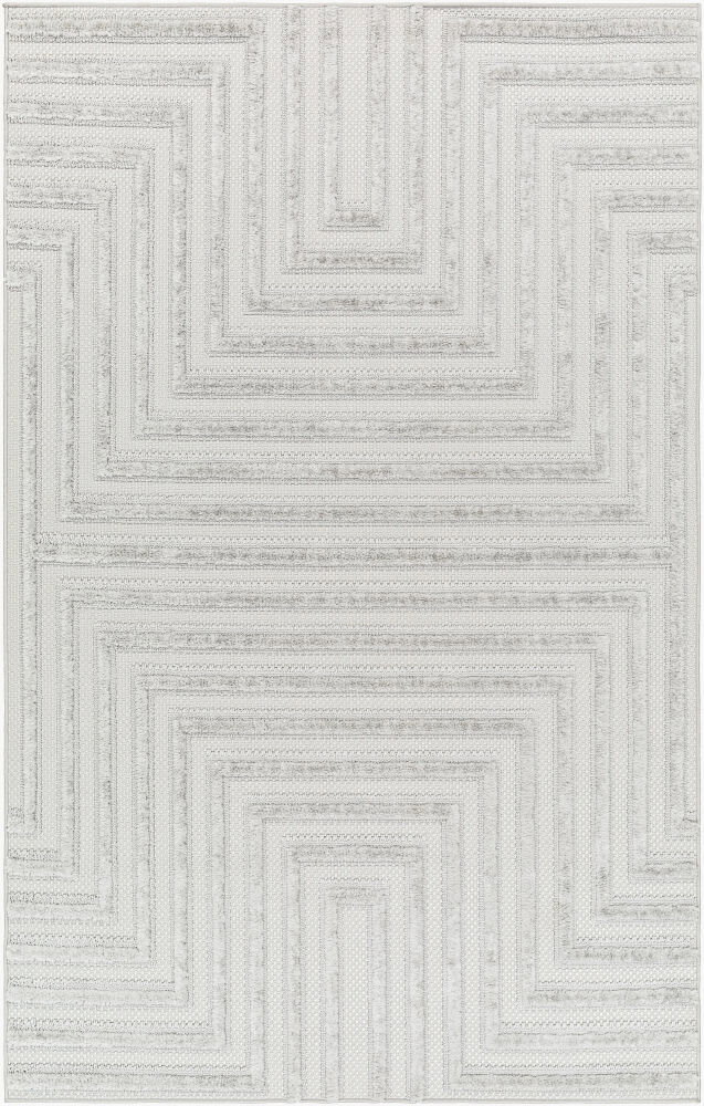 West Palm Machine Woven Rug, by Surya, 1'3.75" length x 1'3.75" width