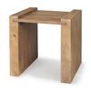 Athelia Light Wood Accent Table, Side & End Table by Mercana, 23" length x 22" width x 22.5" height thumbnail 1