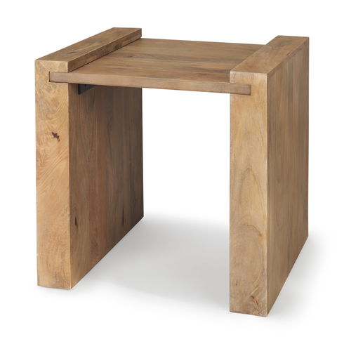 Athelia Light Wood Accent Table
