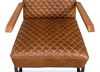 Beverly Hills Chair, Cuba Brown Leather thumbnail 4