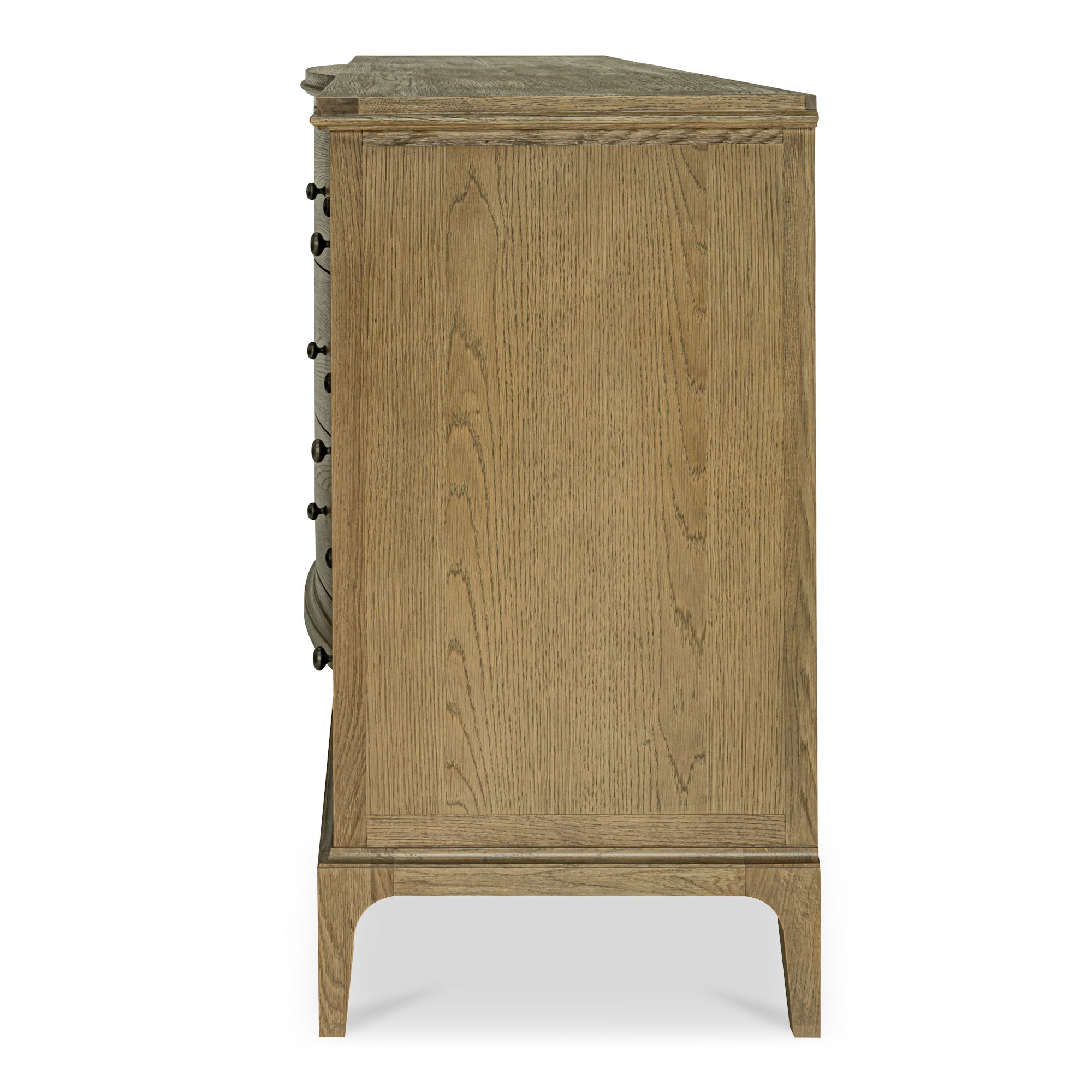 Sadie 9 Drawer Dresser Brown, by Moe's Home, 78.75" width x 33.88" height x 20" depth View 3