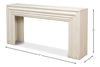 Mantel Console, Antique White, Console Table by Sarreid, 72" length x 14" width x 35" height thumbnail 15
