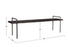 Chandos Wooden Bench, Benche by Uttermost, 76" width x 23" height x 18" depth thumbnail 3
