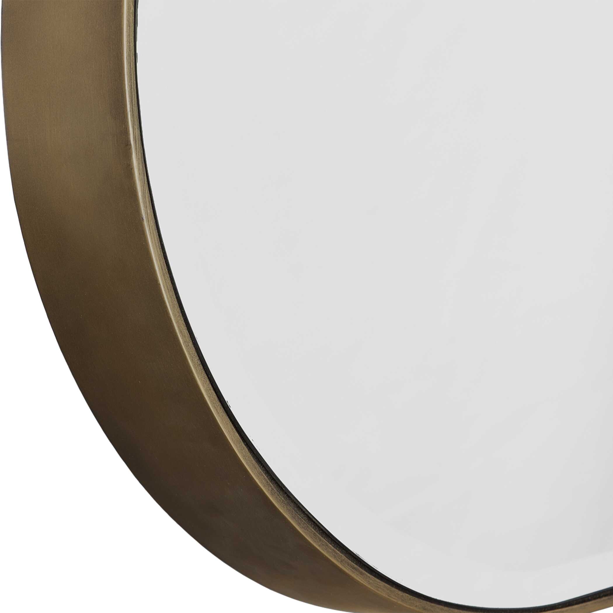 Lago Oval Gold Mirror, by Uttermost, 21.25" width x 40" height x 3" depth View 6