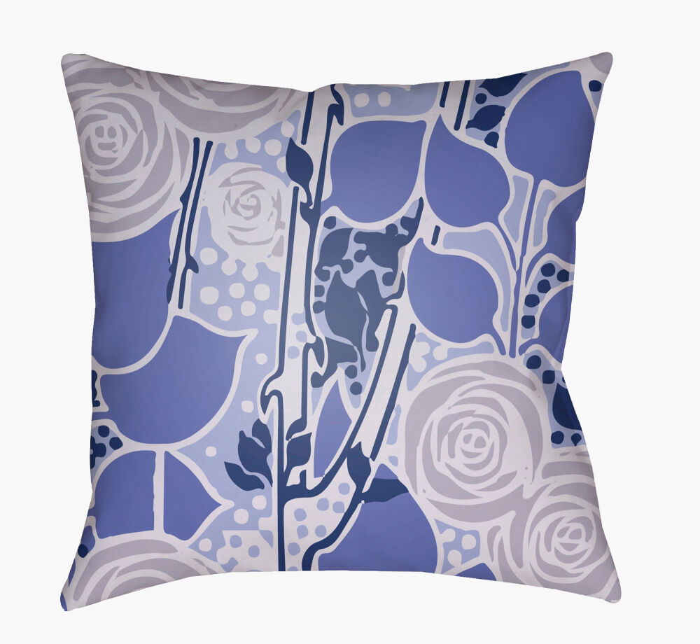 Chinoiserie Floral Accent Pillow large image 