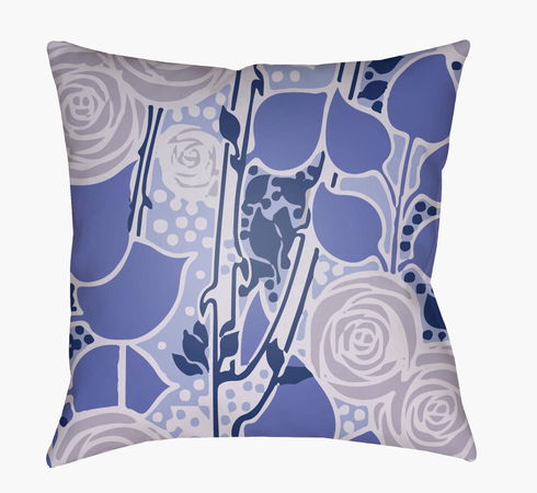 Chinoiserie Floral Accent Pillow