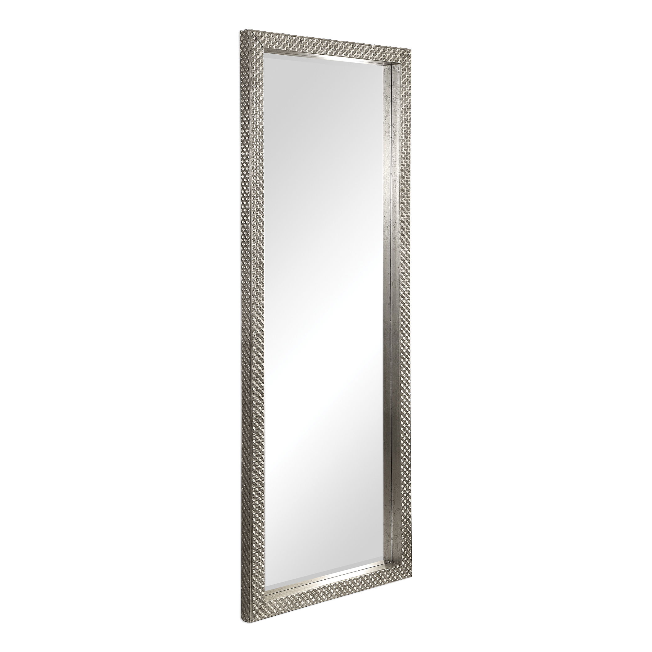 Cacelia Metallic Silver Mirror large image 