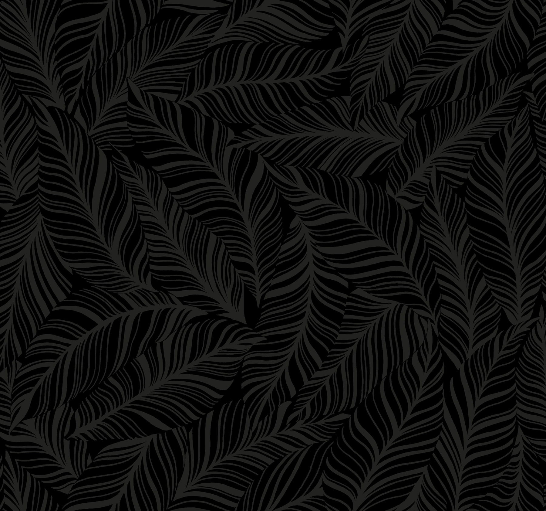 Rainforest Canopy Black Wallpaper, by York Wall, 27' length x 2'3" width x 0.02" depth View 1