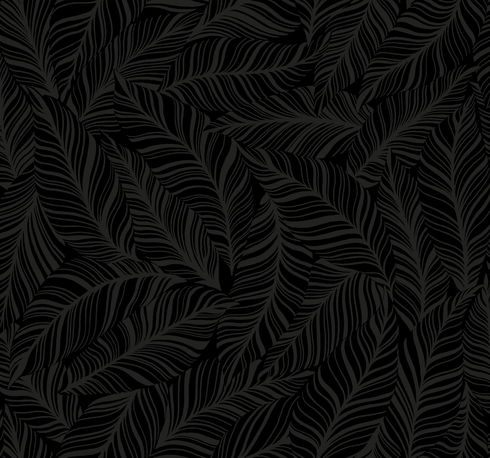 Rainforest Canopy Black Wallpaper