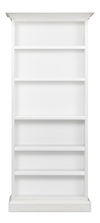 Open Shelf Bookcase, Cortina White, Shelving & Bookcase by Sarreid, 35" length x 16" width x 78" height thumbnail 2