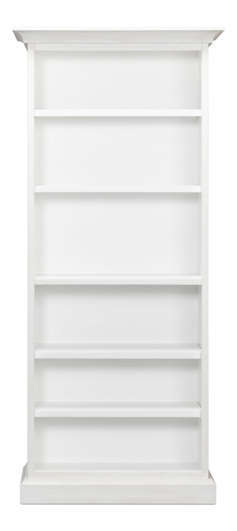 Open Shelf Bookcase, Cortina White
