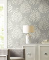 Tender Pearl Grey Wallpaper, by York Wall, 27' length x 2'3" width x 0.02" depth thumbnail 2