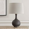 Rimini Black Glaze Table Lamp, by Uttermost, 15" width x 24.25" height x 15" depth thumbnail 4