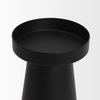 Quadir Short Matte Black Metal Candle Holder, Candles & Candle Holder by Mercana, 3.15" length x 3.15" width x 6.25" height thumbnail 4