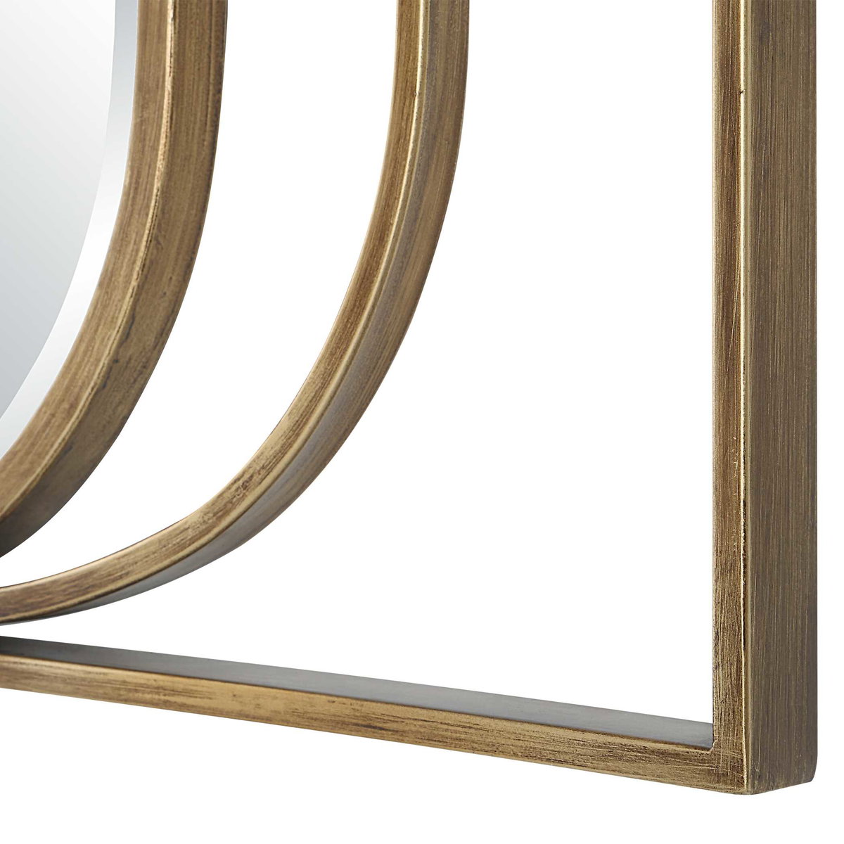 Replicate Contemporary Oval Mirror, by Uttermost, 30" width x 40" height x 1.25" depth View 6