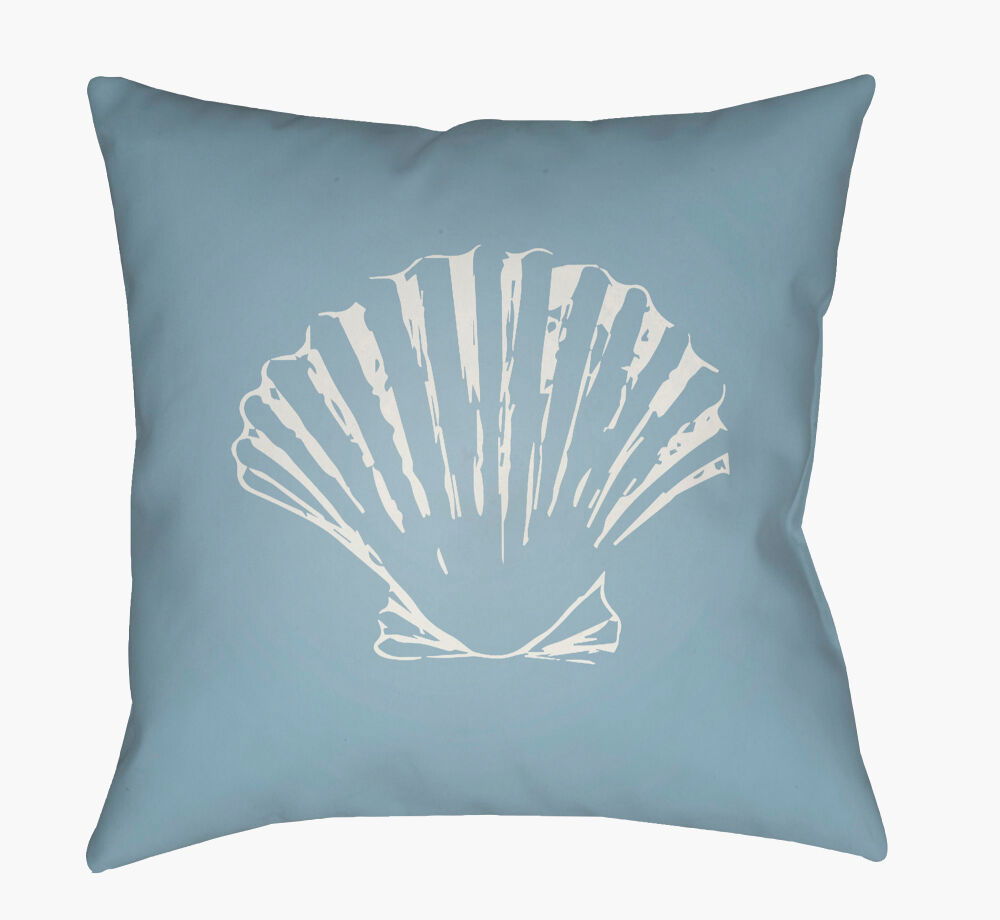 Shells II Accent Pillow, Decorative Pillow by Surya, 18" length x 18" width