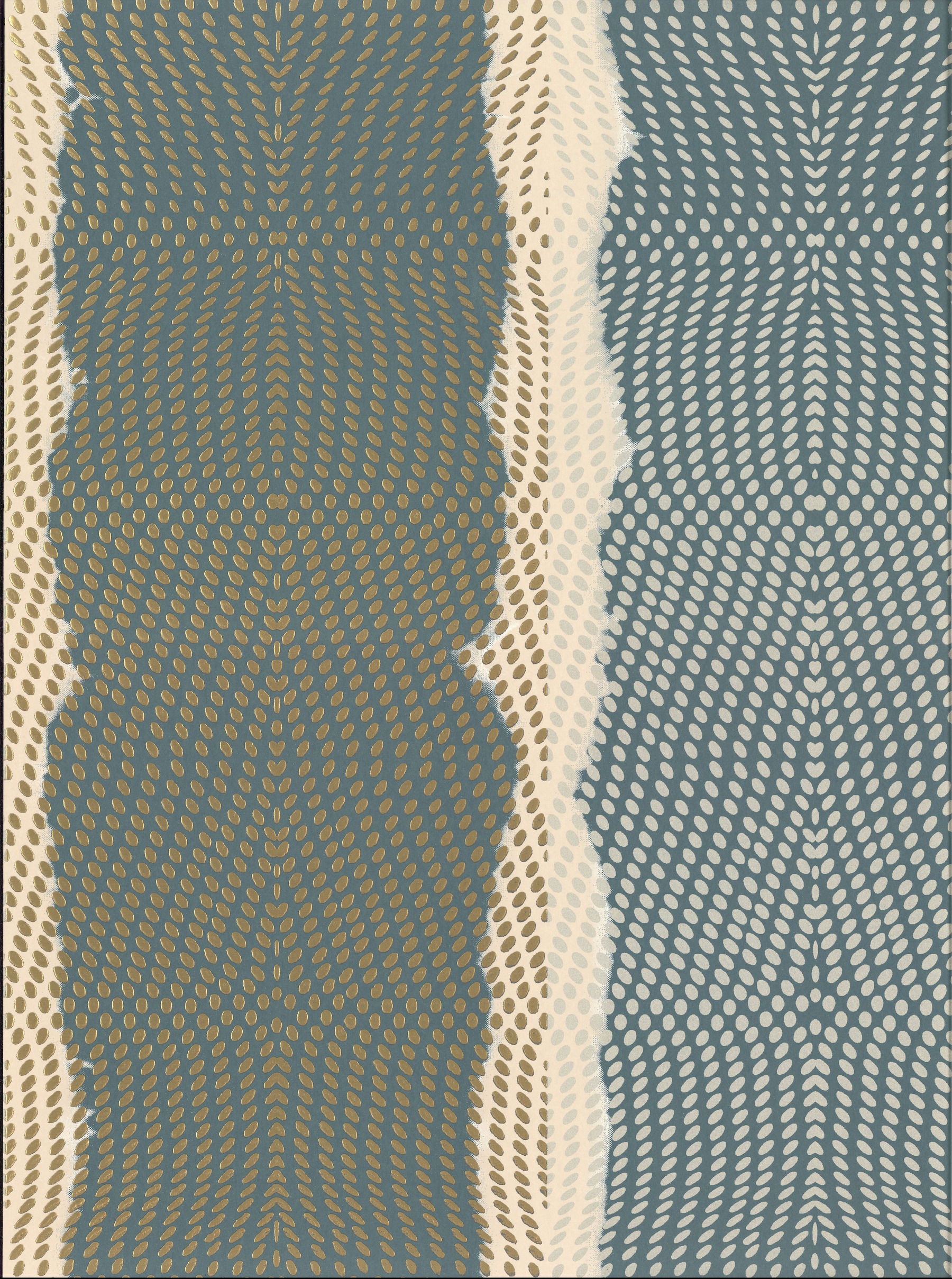 Indigenous Teal Wallpaper, by York Wall, 33' length x 1'8.8" width x 0.02" depth View 1