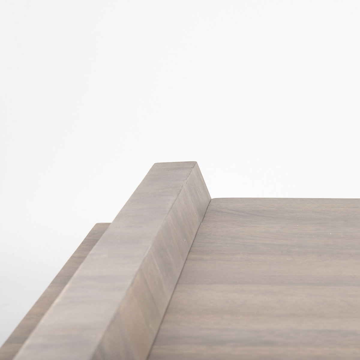 Elaine 59x36 Brown Solid Wood Top & Base Coffee Table, by Mercana, 59" length x 36" width x 16" height View 9