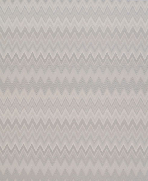 Zig Zag Multicolor White Wallpaper