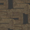 Zulu Signature Gold Peel & Stick Wallpaper, by York Wall, 18' length x 1'8.5" width x 0.02" depth thumbnail