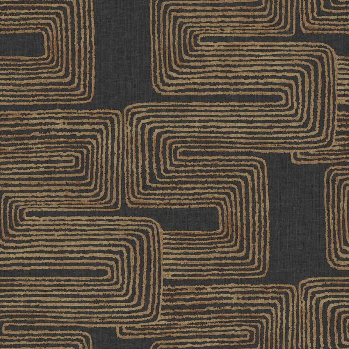 Zulu Signature Gold Peel & Stick Wallpaper, by York Wall, 18' length x 1'8.5" width x 0.02" depth