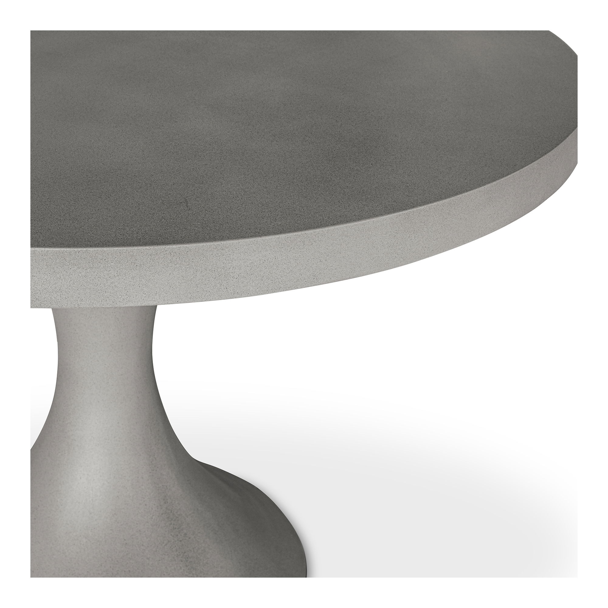 Isadora Outdoor Dining Table Grey, Outdoor Table by Moe's Home, 3'7" width x 2'6" height x 3'7" depth View 2