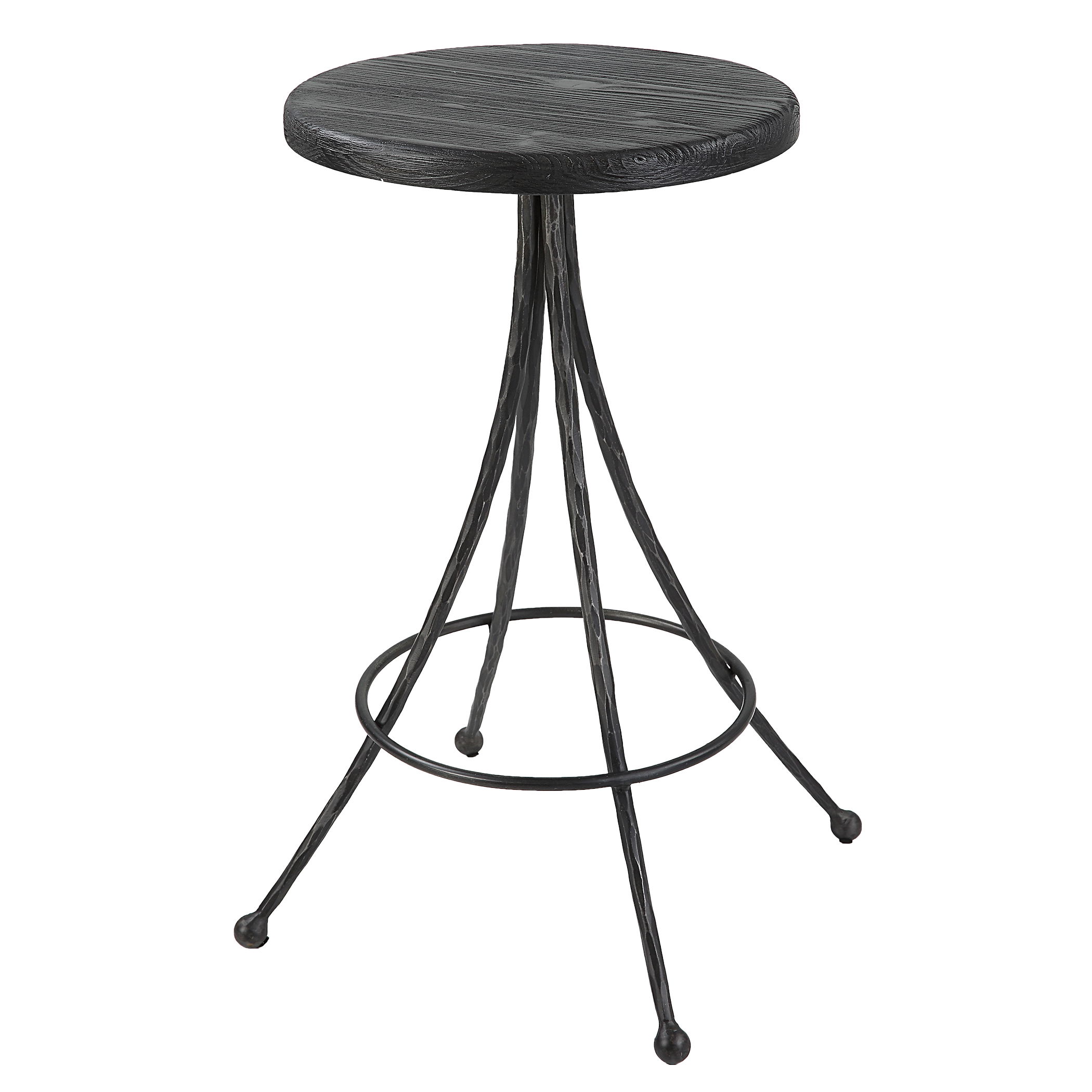 Sona Black Counter Stool large image 