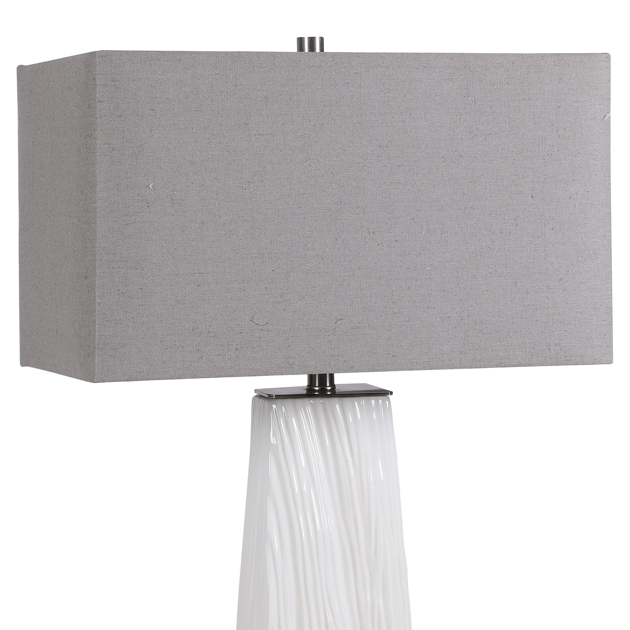 Sycamore White Table Lamp large image 