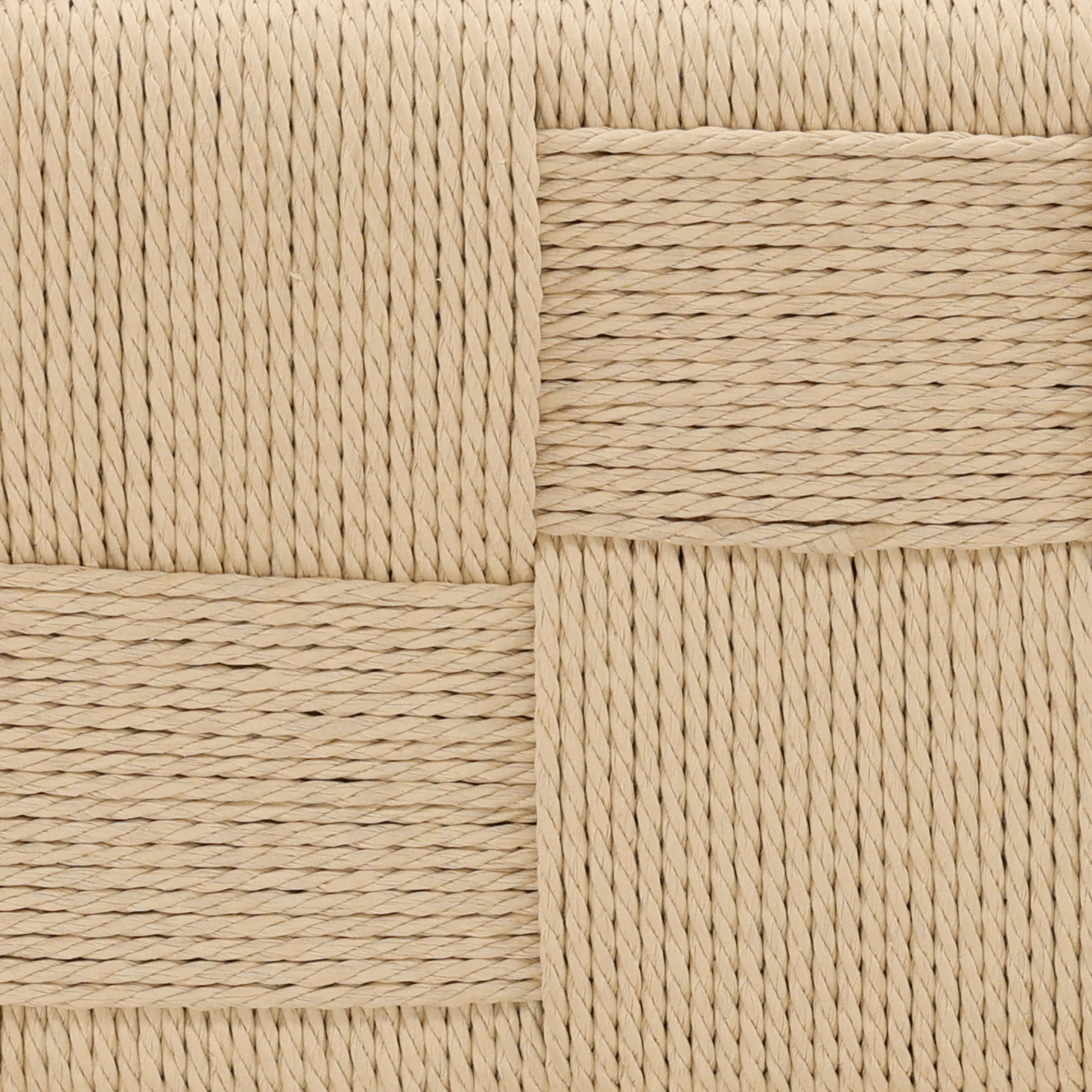 Xiana Dining Chair Natural, by Dovetail, 19" width x 34" height x 21.75" depth View 4