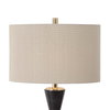 Alastair Black Marble Table Lamp, by Uttermost, 1'4" width x 2'5.62" height x 10" depth thumbnail 5