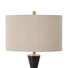 Alastair Black Marble Table Lamp, by Uttermost, 16" width x 29.62" height x 10" depth thumbnail 5