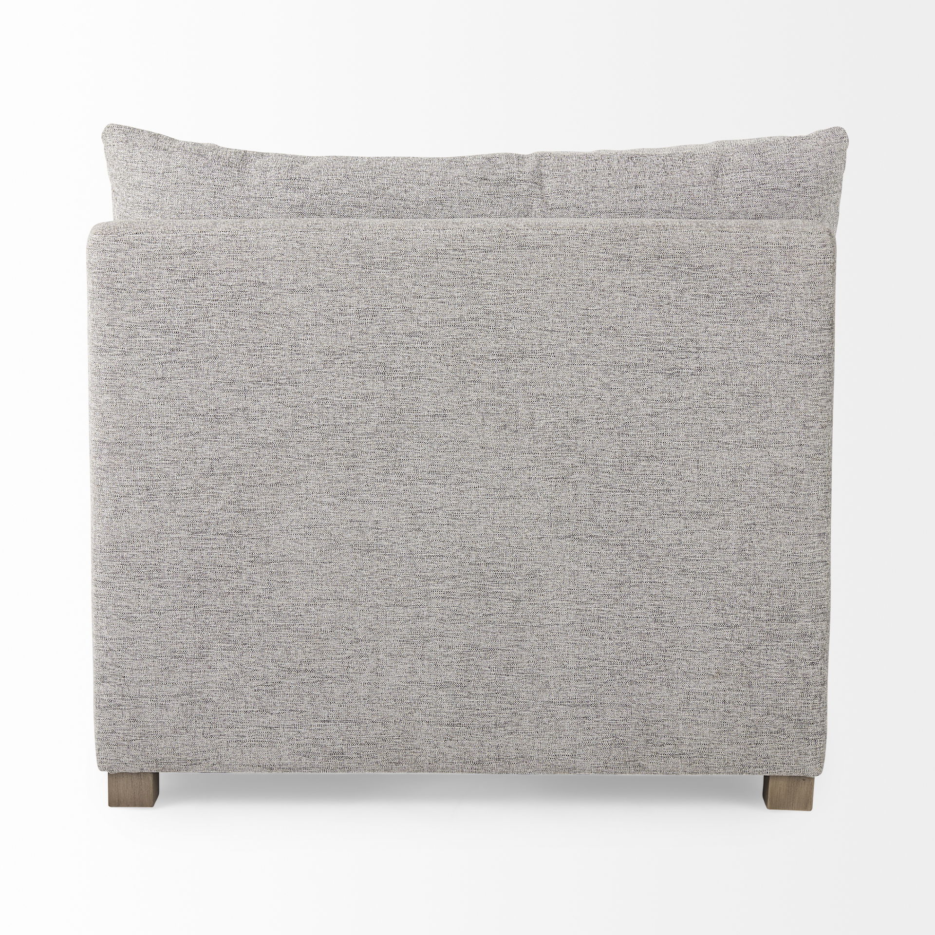 Valence  Medium Gray Armless Sectional Piece, Sectional Sofa by Mercana, 38.19" length x 38.58" width x 28.35" height View 8