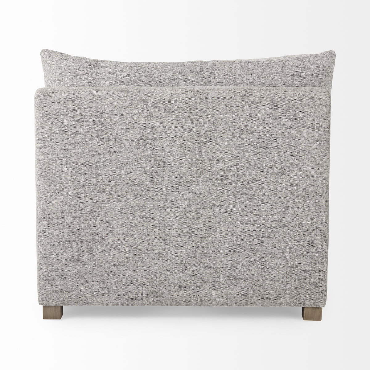 Valence  Medium Gray Armless Sectional Piece, Sectional Sofa by Mercana, 38.19" length x 38.58" width x 28.35" height View 8