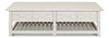 Isla Coffee Table, Antique White, by Sarreid, 67" length x 35" width x 19" height thumbnail 2