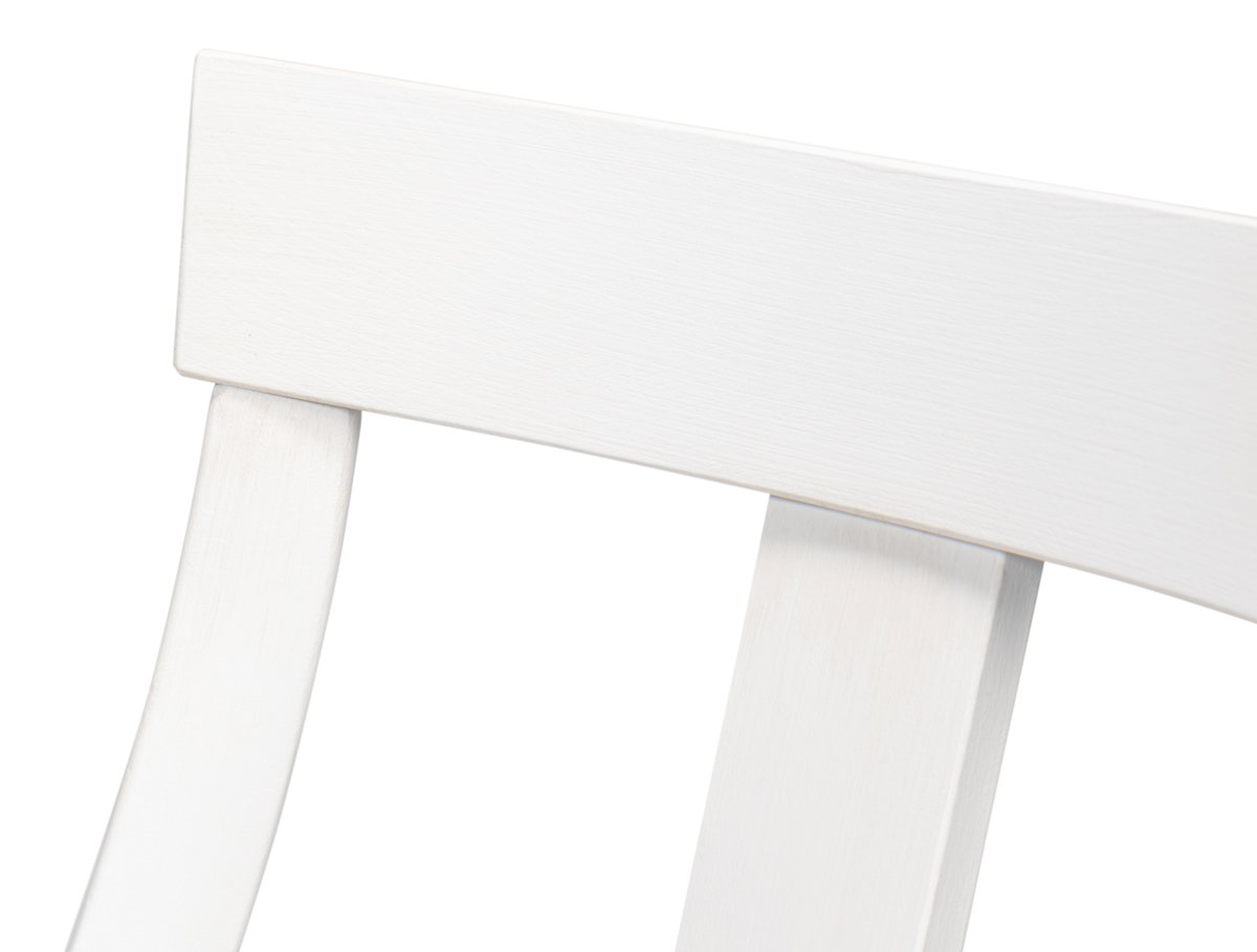 Deco Side Chair Cortina White Taupe, by Sarreid, 1'9" length x 1'8" width x 3'3" height View 7