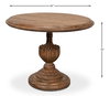 Renaissance Pedestal Dining Table 40top, by Sarreid, 3'4" length x 3'4" width x 2'6" height thumbnail 13