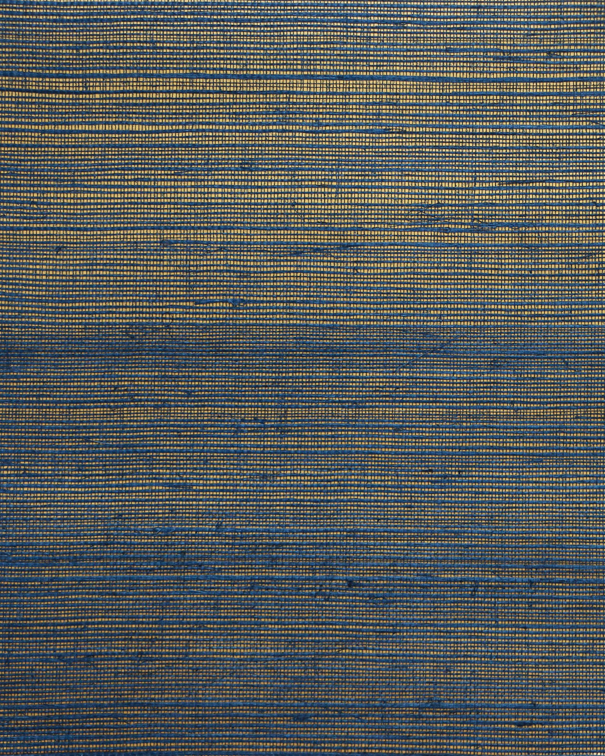 Plain Sisal Indigo & Gold Wallpaper, by York Wall, 24' length x 3' width x 0.02" depth