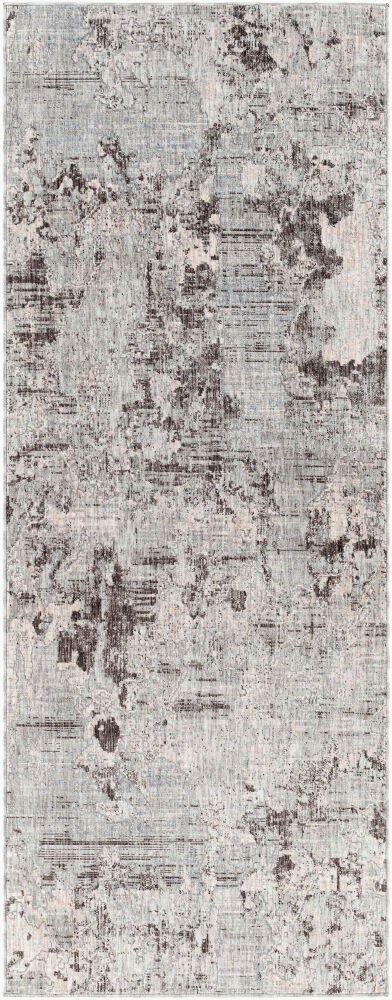 Presidential Machine Woven Rug, by Surya, 8'0.06" length x 3'2.98" width